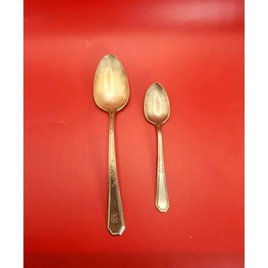 Vtg 20s International Silver Mayfair Tea/Tablespoon WM Rogers & Son Silverplate - Picture 1 of 10