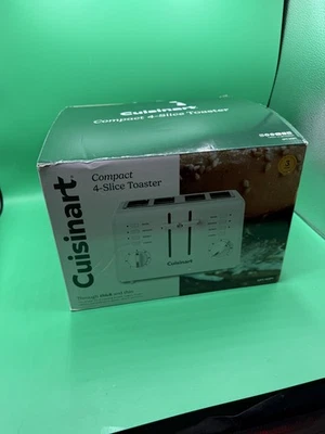 Tostadora compacta de 4 rebanadas Cuisinart CPT-142P1, blanca Foto 1 de 3