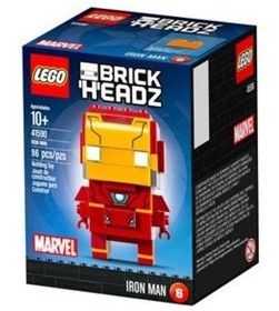 LEGO BRICKHEADZ: #6 IRON MAN (41590) Retired New Sealed MARVEL