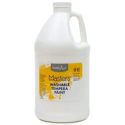 Little Masters Washable Tempera Paint, 64 Fl Oz (Pack of 1), White - Image 1 of 4