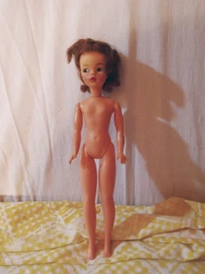 Vintage Ideal Tammy Doll BS-12-2 marrone chiaro/fragola trucco capelli biondi - Foto 1 di 15