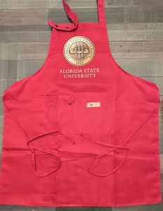 Delantal Florida State Seminoles “School Crest” - Barbacoa, puerta trasera, regalo de cocina - Imagen 1 de 3