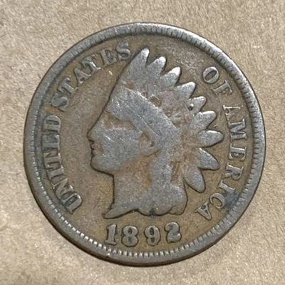 1892 Indian Head Cent - Image 1 of 2