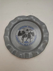POSACENERE VINTAGE SUPPORTO GRAFICO FORNI ASVERTISING METALLO SMALTATO - Foto 1 di 1