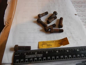 (8) NOS 64 65 66 STUDEBAKER Flywheel Crank Shaft Bolts 194542 51-64 STICK V8 - Picture 1 of 5