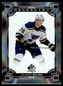 2024-25 SP Authentic Pageantry Zachary Bolduc Rookie St. Louis Blues #P-84 - Bild 1 von 3
