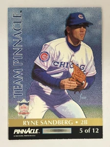 Ryne Sandberg / Roberto Alomar 1992 Pinnacle Team Pinnacle #5 - - Picture 1 of 2