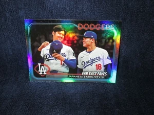 Aggiornamento Topps 2024 Rainbow Foil Parallel Shohei Ohtani / Yoshinobu Yamamoto #US13 - Foto 1 di 2