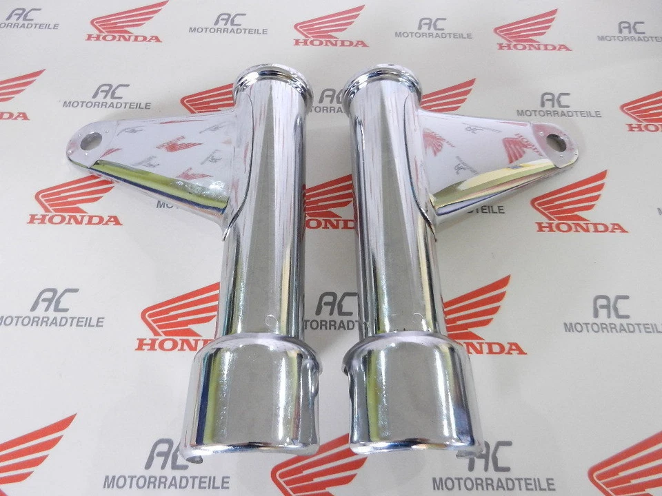 Juego de portalámparas Honda CB 250 400 T A CM 450 E cubierta cromada horquilla delantera nuevo NOS Foto 1 de 1