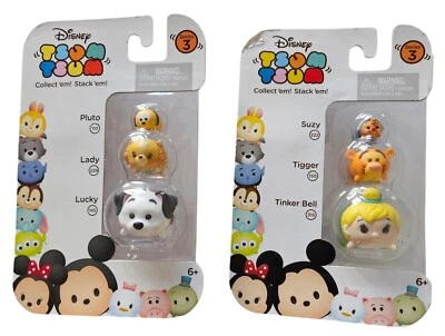 NEW Disney Tsum Tsum Series 3 Collect 'Em Stack 'Em  Lot 2- (6)  - Image 1 of 4