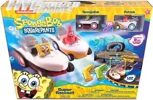 NKOK SpongeBob Hot Rod Boat Slot Car Set da Corsa 2531 - Foto 1 di 4