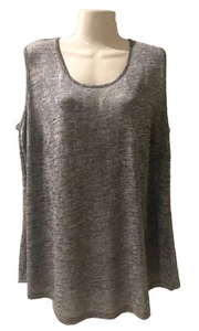 TS TAKING SHAPE SLEEVELESS GLITTER GREY / SILVER TANK Size S (fits 16-18) - Picture 1 of 2