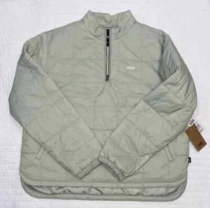 Vans Mandy Half Zip Puffer Jacket New Women’s Size M  w/ pockets #CR W8 - Picture 1 of 8
