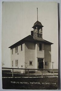 Astoria SD Public School Building Old 1910s RPPC Postcard; by Toronto, Hendricks
