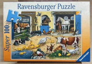 100 Pieces Jigsaw Puzzle, RAVENSBURGER, "Am Stall" - Bild 1 von 5