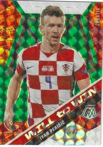2020/21 Panini Mosaic UEFA EURO IVAN PERISIC WILL TO WIN GREEN PRIZM #26 CROATIA - Bild 1 von 1