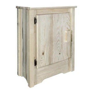 Montana Woodworks Homestead Transitional Wood Accent Cabinet in Natural - Picture 1 of 6