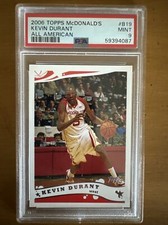 2006 TOPPS McDONALD'S ALL AMERICAN #B19 KEVIN DURANT RC PSA 9 A3767-846