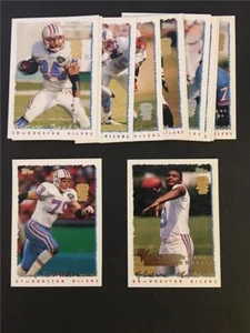 1995 Topps Panthers Eröffnungslogo Houston Oilers Team Set 13 Karten McNair RC - Bild 1 von 1