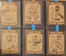 1974 Laughlin Old Time Black Stars Complete Set (36 Cards) Featuring Josh Gibson
