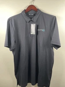 Travis Mathew Herren schwarz Golf Polo Größe XL | Ocean Side Solid Black Polo Neu mit Etikett - Bild 1 von 11