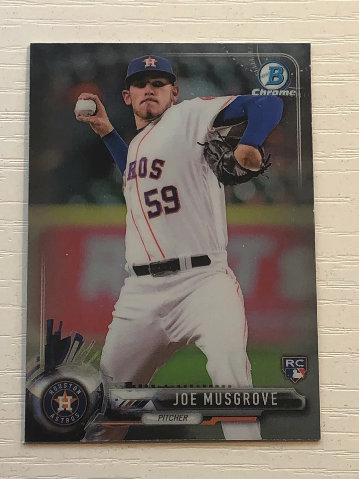 2017 Bowman Chrome Mini Joe Musgrove Astros RC 92 - Image 1 of 1
