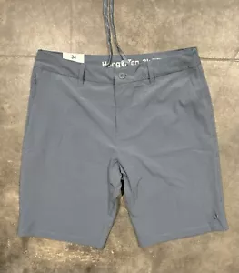 Hang Ten Men's Lightweight 4 Way Stretch Quick Dry Hybrid Shorts Blue NWT - Picture 1 of 4