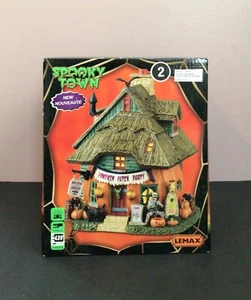 NEW Lemax Spooky Town 2024 PUMPKIN PATCH PARTY Halloween Village Lighted Build - Picture 1 of 8