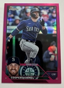 2023 Topps Chrome Update Cooper Hummel Magenta Refractor Ser#300 /399, #USC120 - Picture 1 of 2