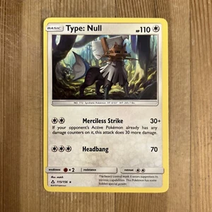 Type: Null 115/156 Rare SM Ultra Prism Pokémon TCG Non Holo NM - Picture 1 of 2