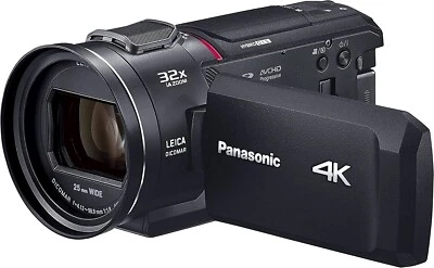 Panasonic 4K Digital Video Camera 24x Optical Zoom Black HC-VX2MS-K - Image 1 of 4