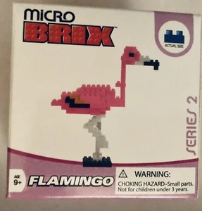 2015 Micro Brix Series 2 FLAMINGO Tiniest Building Blocks Ever New sealed - Picture 1 of 6