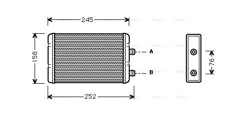 Calentador AVA FTA6220 APTO PARA FIAT IDEA (2004) 1.3 JTD MULTIJET - Imagen 1 de 1