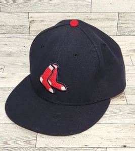 Boston Red Sox New Era 59FIFTY Fitted Hat 7 3/8 Navy MLB Official On Field Cap - Picture 1 of 12