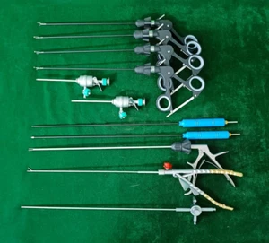 11pc Laparoscopic Surgery Set 3mmx330mm Endoscopy Reusable Surgical Instruments - Picture 1 of 12