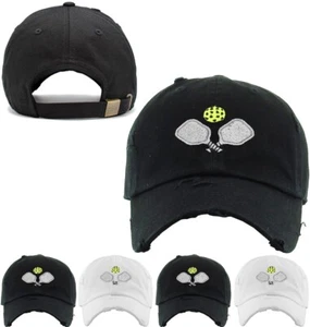 Pickleball Vintage Baseball Cap Dad Hat Cotton Adjustable - Picture 1 of 7