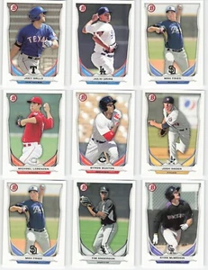 (9) 2014 Bowman Draft Lot MLB Baseball Cards Partial Set Collection - Picture 1 of 20