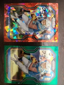 🔥🔥Hunter Henry 2020 green and red cracked ice prizm lot🔥🔥 - Picture 1 of 2