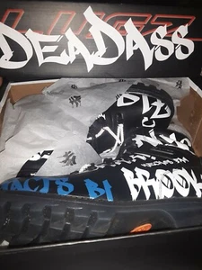 Lugz Men Size 12 RARE DEADASS FACTS HI NYC BOOT MALERIE CRUZ&CHICKLET, SHELF175B - Picture 1 of 2