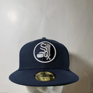 New Era 59FIFTY Chicago White Sox MLB Cooperstown Hat NEW 6 7/8 - Picture 1 of 7