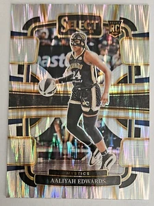 2024 Panini Select Concourse WNBA #210 Aaliyah Edwards Prizms Rookie RC Mystics - Picture 1 of 2