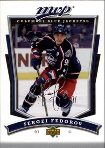 2007-08 Upper Deck MVP Hockey #29 Sergei Fedorov