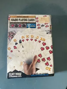 Jumbo Playing Cards. Complete With Jokers  - Picture 1 of 2