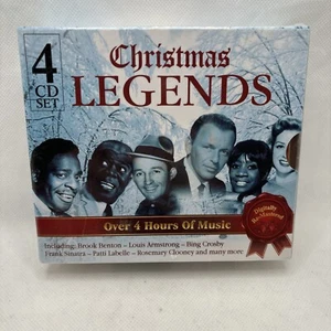 Christmas Legends 4-CD Set Sealed Bing Crosby Frank Sinatra Holiday Music - Picture 1 of 7