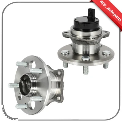 2 Rear Wheel Hub Bearing Assembly For Toyota Prius Corolla Scion tC w/ ABS Base Foto 1 de 4