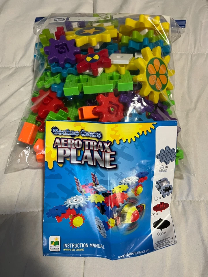 Techno Gears Aero Trax Plane, Includes Instruction Manual, $20 - Image 1 of 1