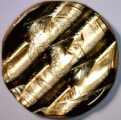 2012 ERROR WAFFLED Chester Arthur President Dollar $1 GEM BU Coin STRUCK Waffle - Image 1 of 4