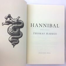 June 1999 1st First Edition Thomas Harris Hannibal Hardcover Book Collectible