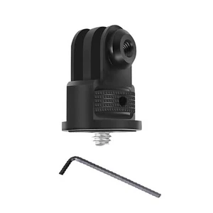 Aluminum Alloy 1/4 inch Screw Tripod Adapter 360 Rotating Mount Holder For GoPro - Picture 1 of 13
