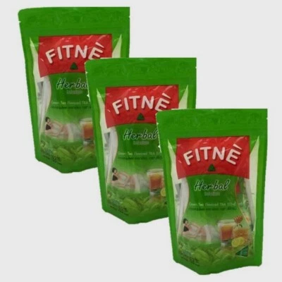 3x15 Bolsas Fitne Infusión de Hierbas Sabor Té Verde Adelgazante Dieta Hecha de Natural Foto 1 de 3